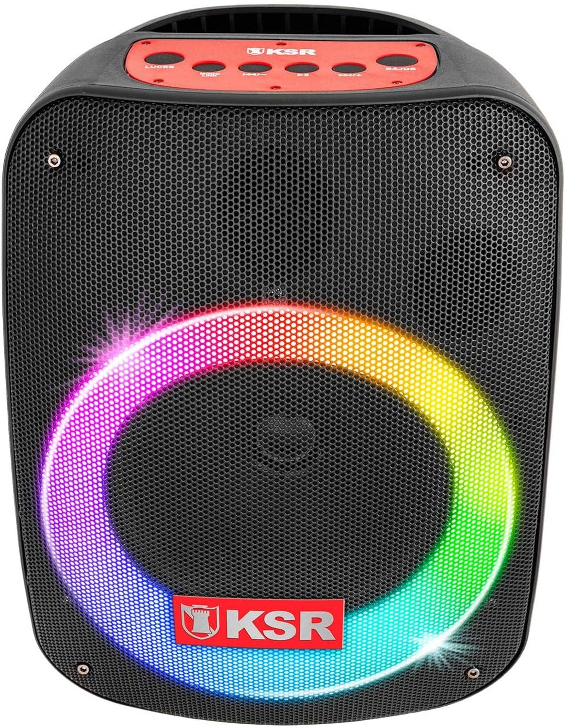 BAFLE BOCINA KAISER KSW-5006 4 PUL RECARGABLE BT RADIO FM USB — imagen 1