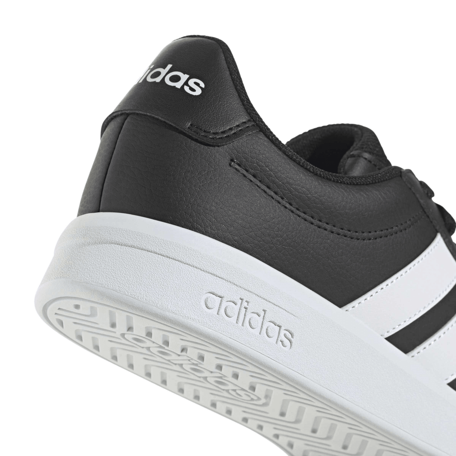 Tenis Adidas Grand Court Base 3.0 Hombre Negro Casual Urbano Caballero — imagen 7