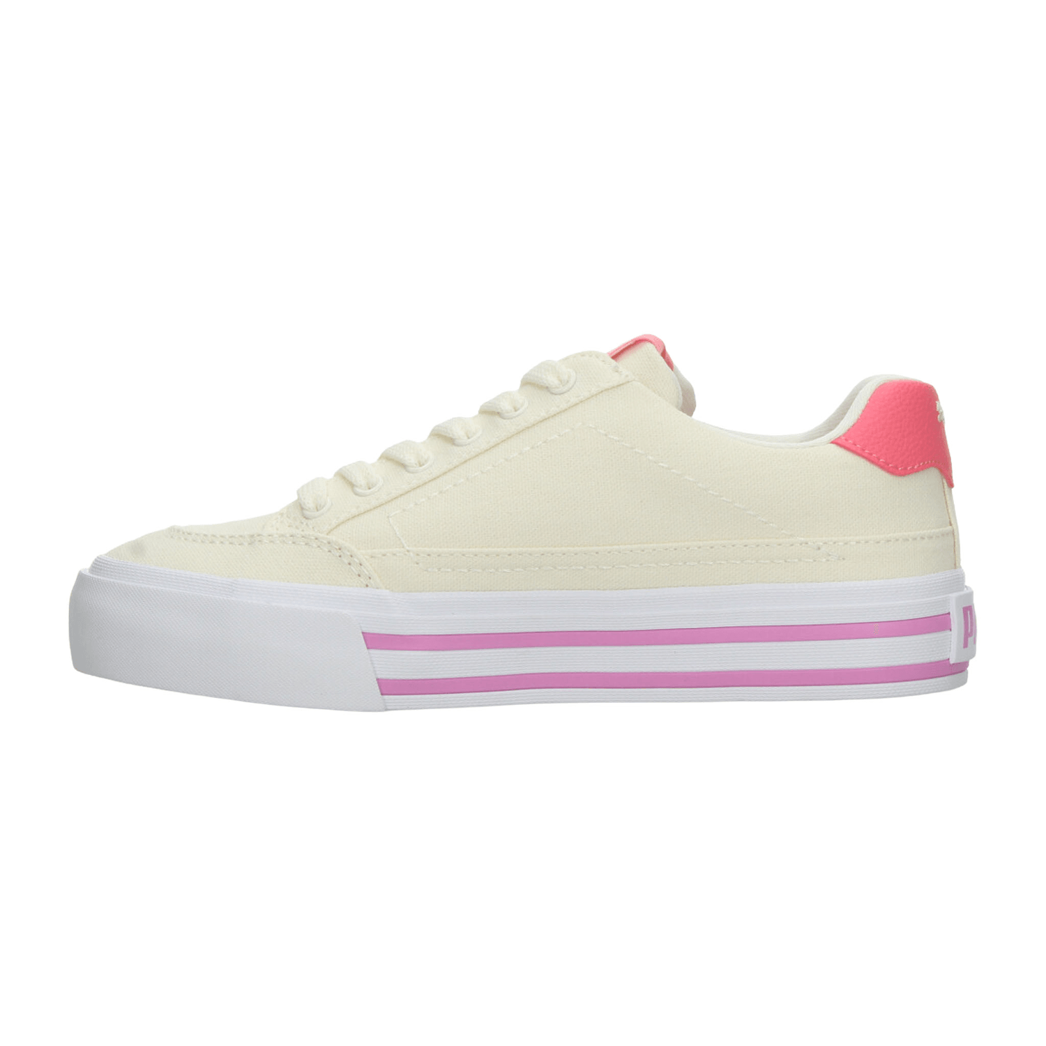 Tenis Niña Puma Court Classic Off White Casual Infantil T22-26 — imagen 6