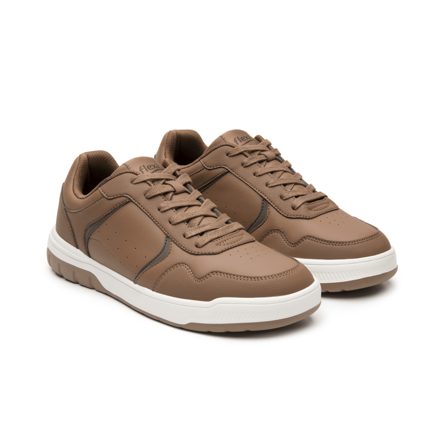 Tenis Flexi Hombre Casual Café Caballero — imagen 4