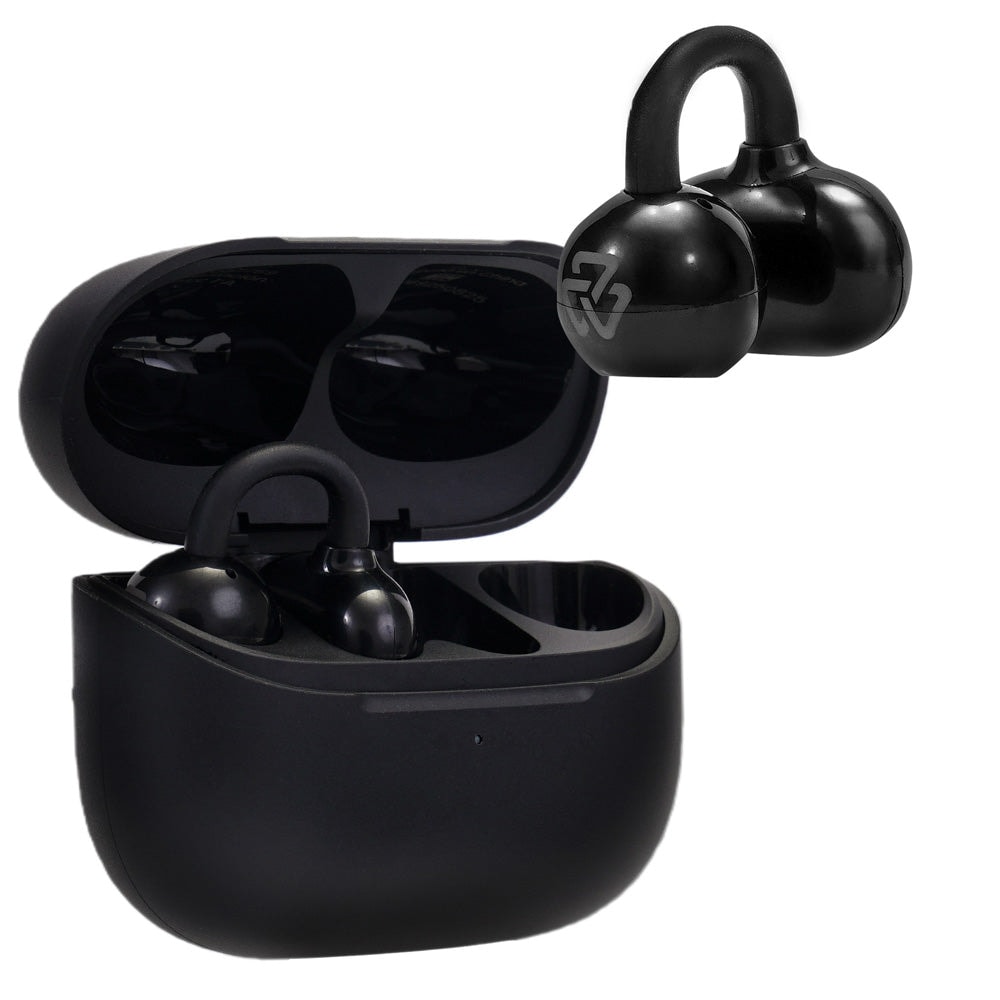 Audífonos Open Ear STF One: OWS, 20h batería, micrófono, Negro — imagen 4