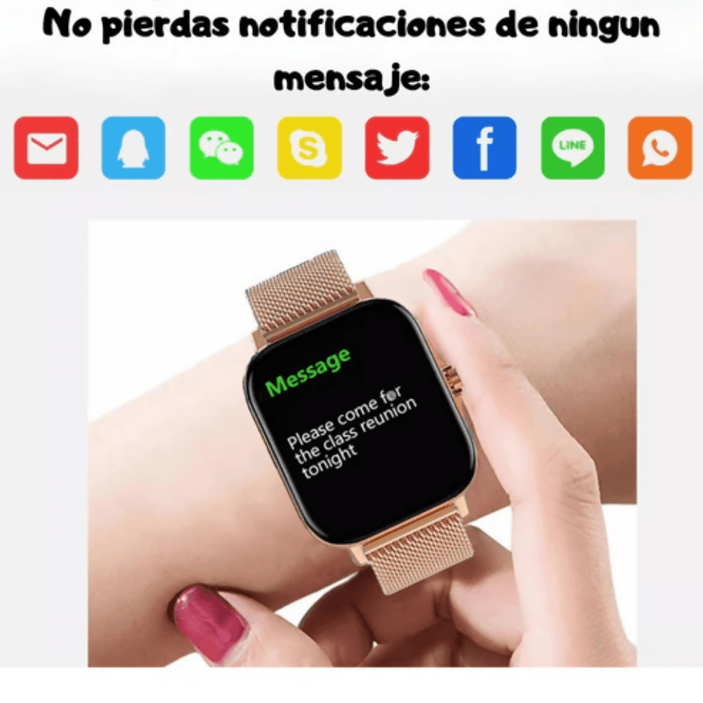 Audífonos Bluetooth G-tide L22 + Smartwatch Y13 (dorado) — imagen 10