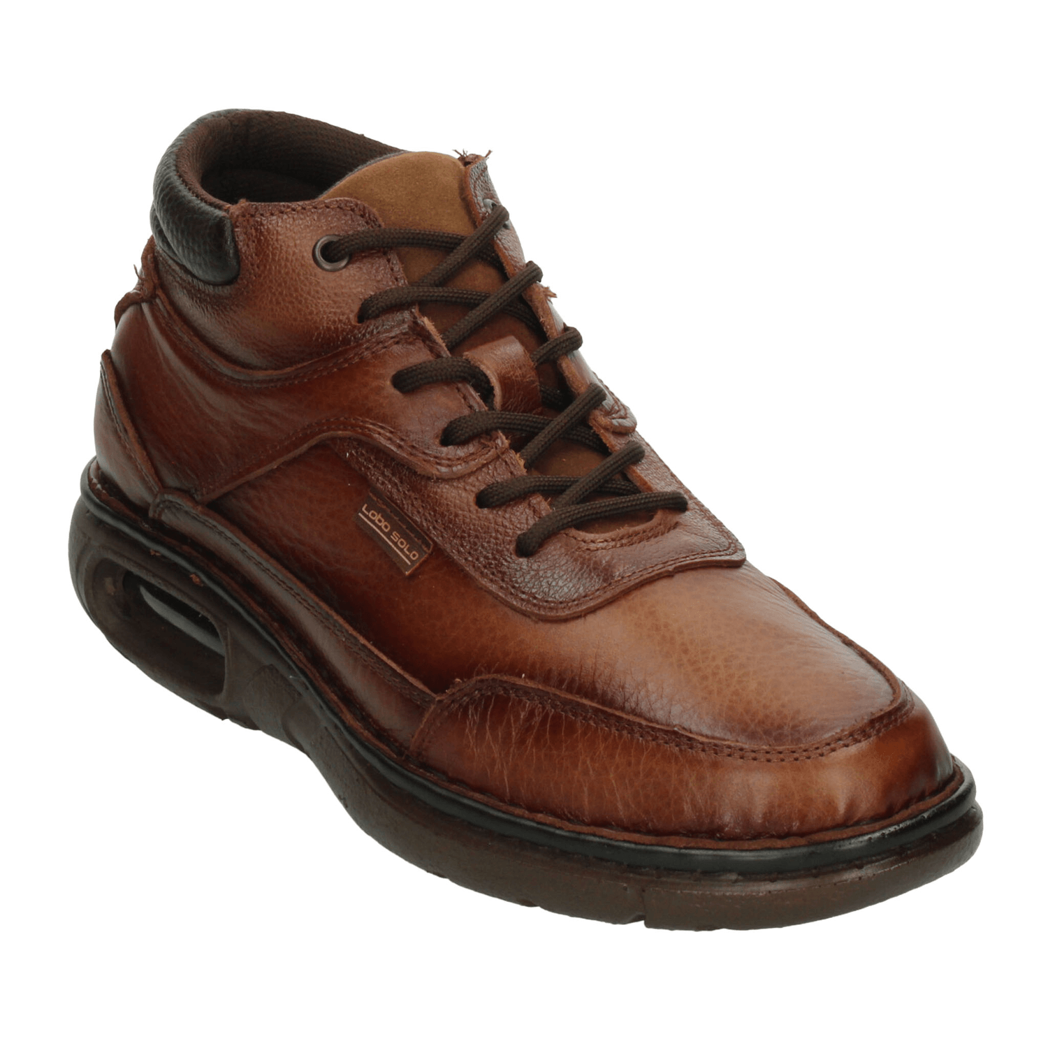 Bota Lobo Solo Hombre Casual Cómodas Café Caballero — imagen 4