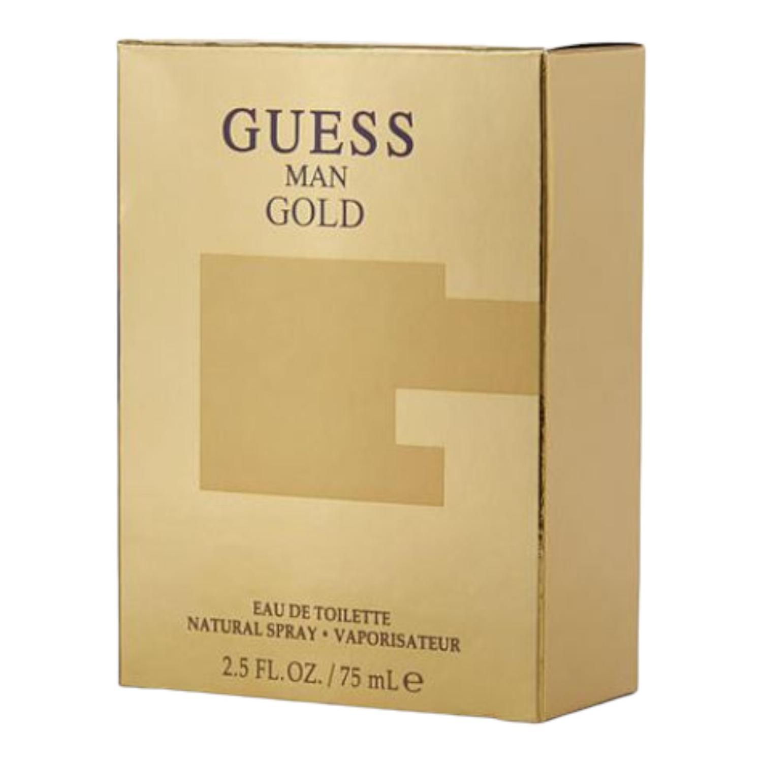 GUESS MAN GOLD EDT 75 ML — imagen 2