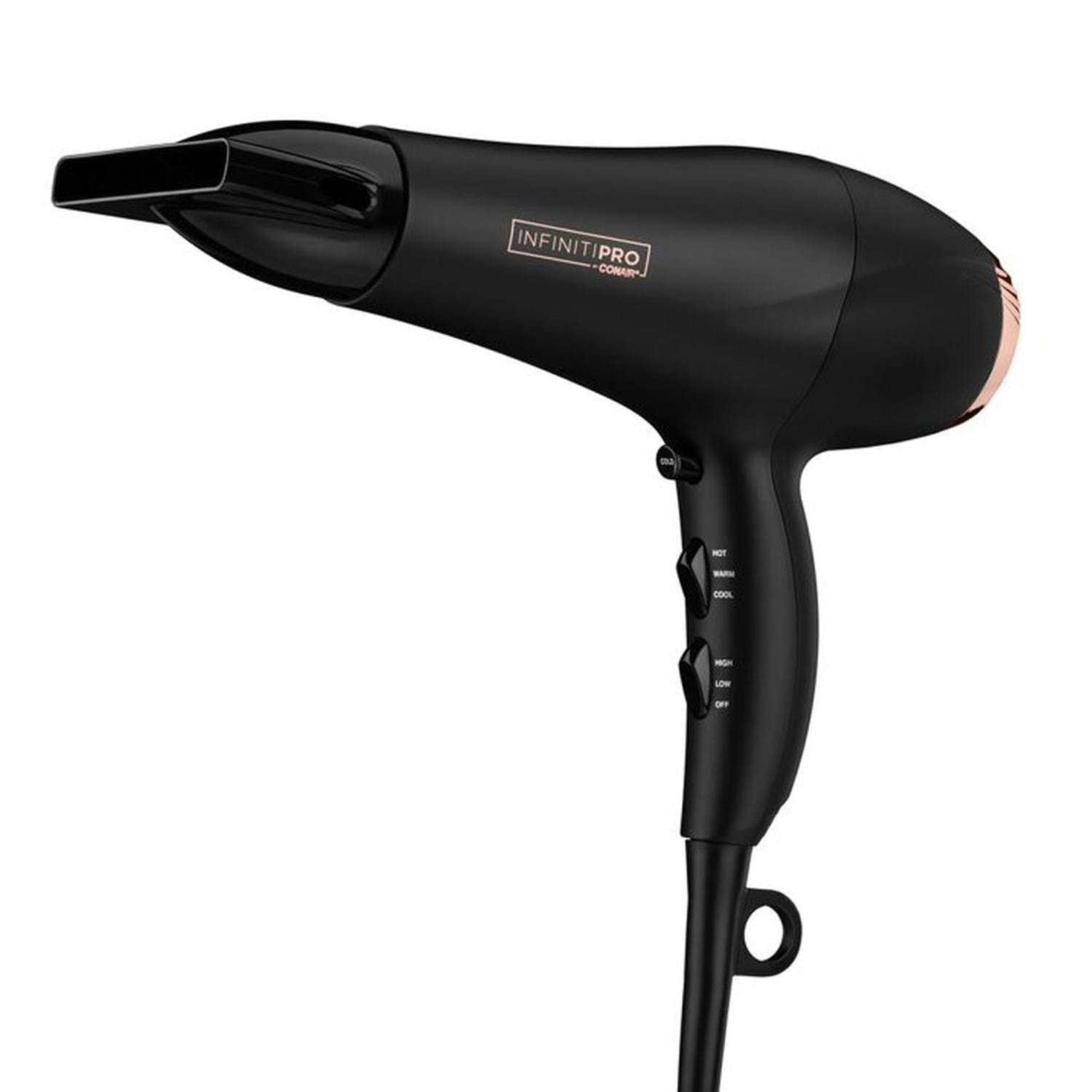 Secadora Conair Infinity Pro 1875W Motor AC Iónica Negra — imagen 2