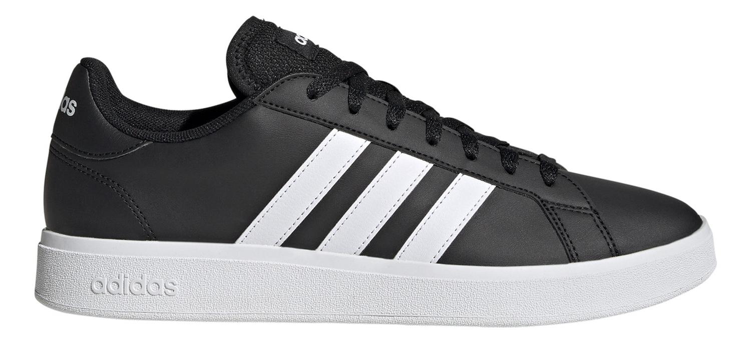 Tenis Hombre Adidas Grand Court Negro Casual Caballero — imagen 2