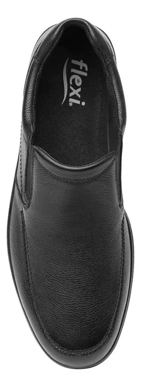 Flexi Marcel 91608 Hombre Adultos Mocasín Clásico Negro Liso 27 Mx — imagen 2
