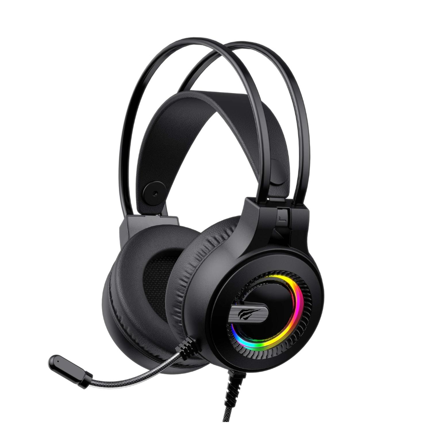 Audífonos Havit Gamenote H2040D Gaming Luz Exterior Negro — imagen 6