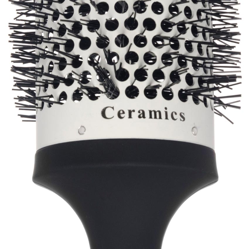 Cepillo de Cabello Térmico Redondo Ceramica 2 1/2" Uso Profesional Estetica Timco CCR-4 — imagen 4