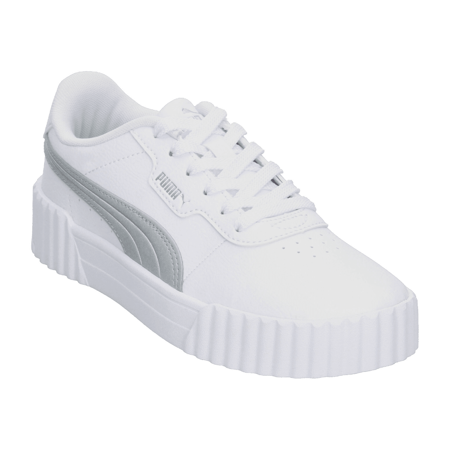 Tenis Puma Carina 3.0 Aqua Metallics Dama Blanco Casual Para Mujer — imagen 5