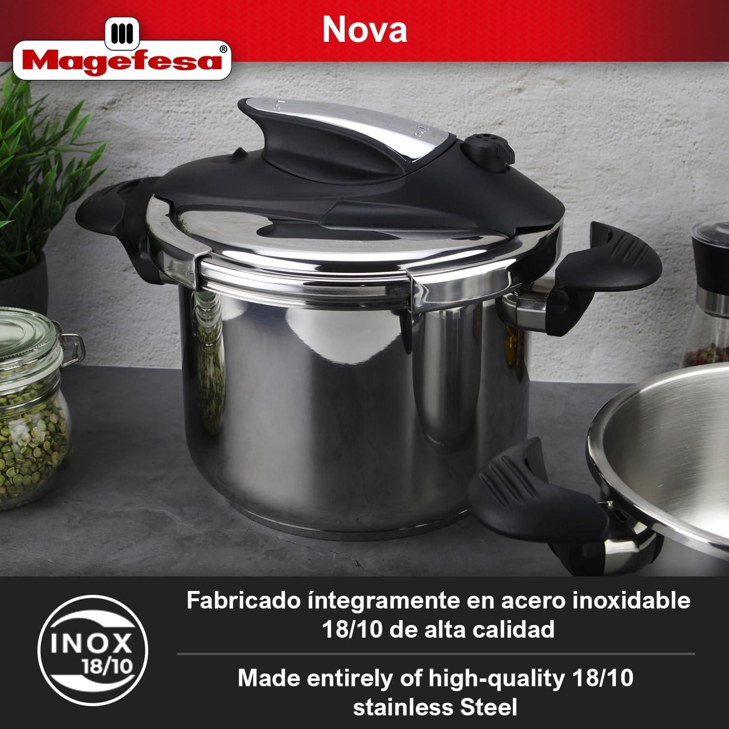 OLLA DE PRESION MAGEFESA NOVA 6L CON 5 SISTEMAS DE SEGURIDAD — imagen 3