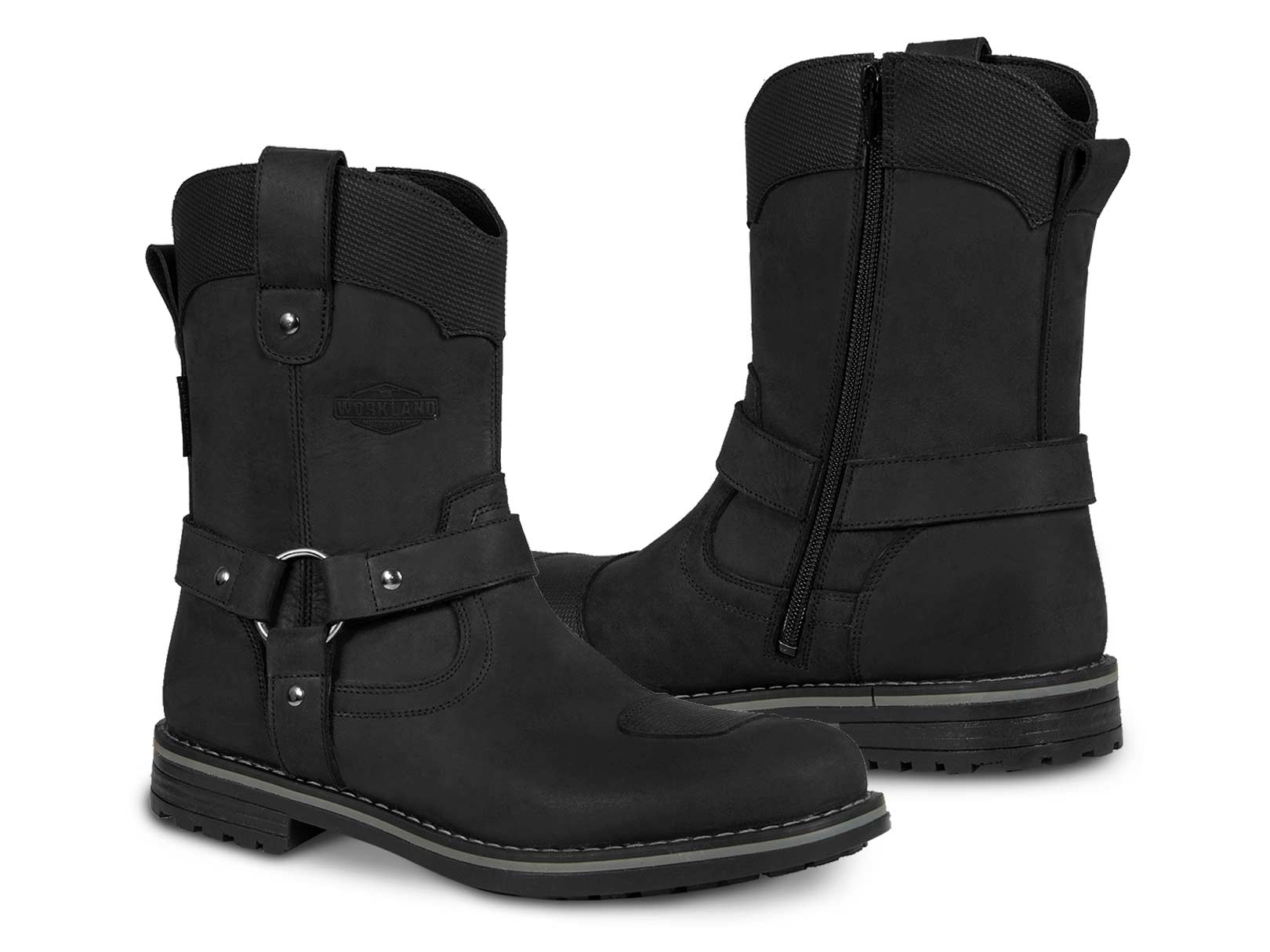 Bota hombre biker motociclista vaquera choper WKL 740 Negro — imagen 10