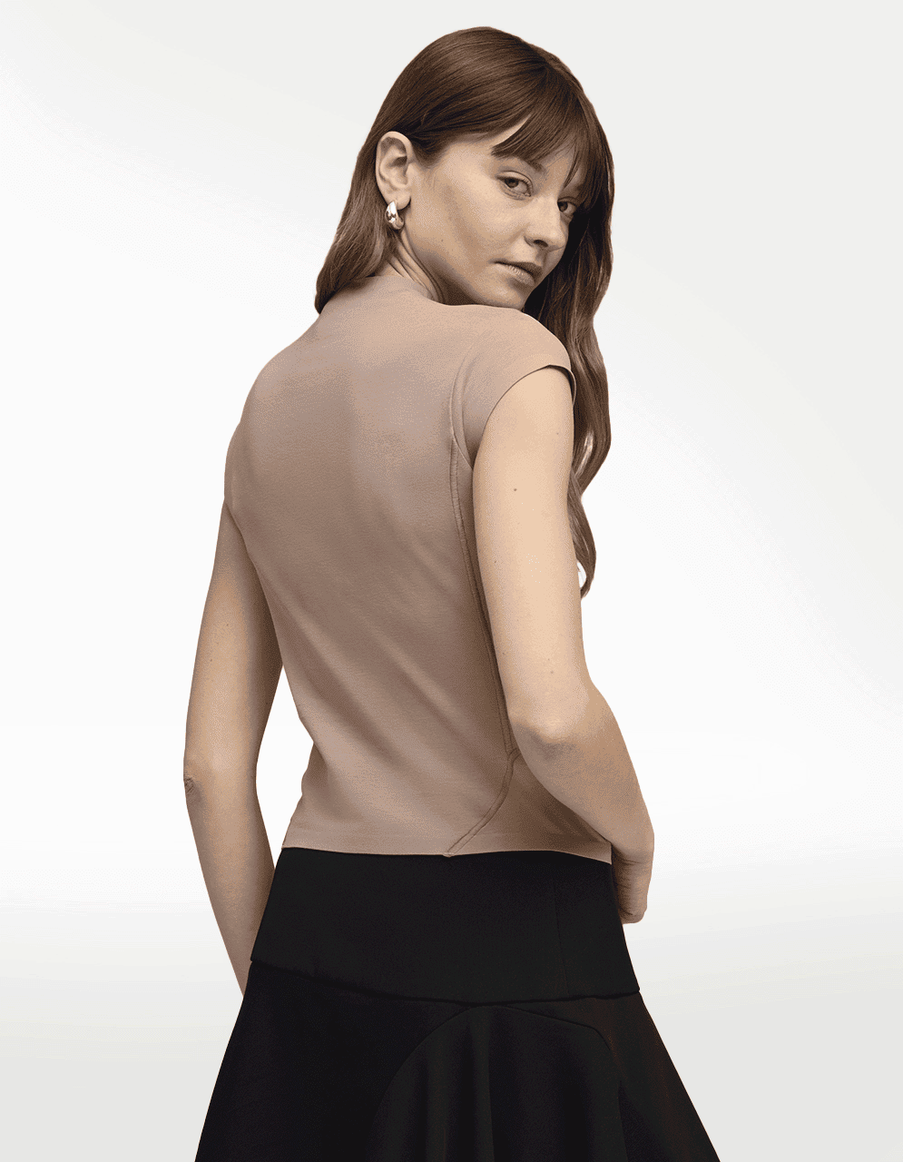 Playera Puma Pumatech Sense Dryce Café - Mujer — imagen 3