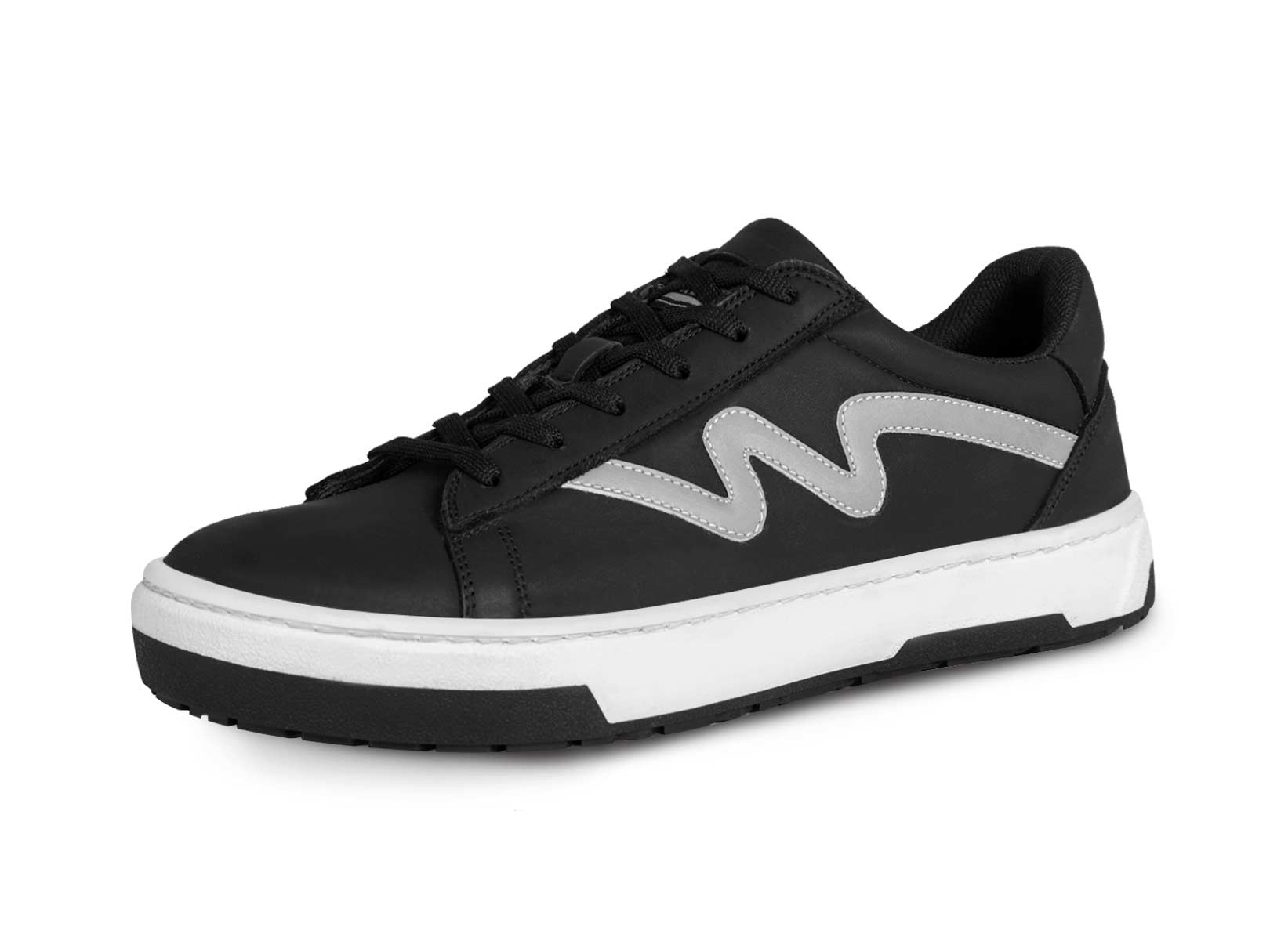 Tenis motociclista hombre moto biker WKL 80204 Negro — imagen 10