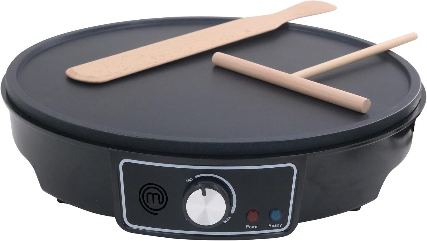 Crepera Eléctrica Masterchef MKCMV2 1000 W Antiadherente — imagen 2