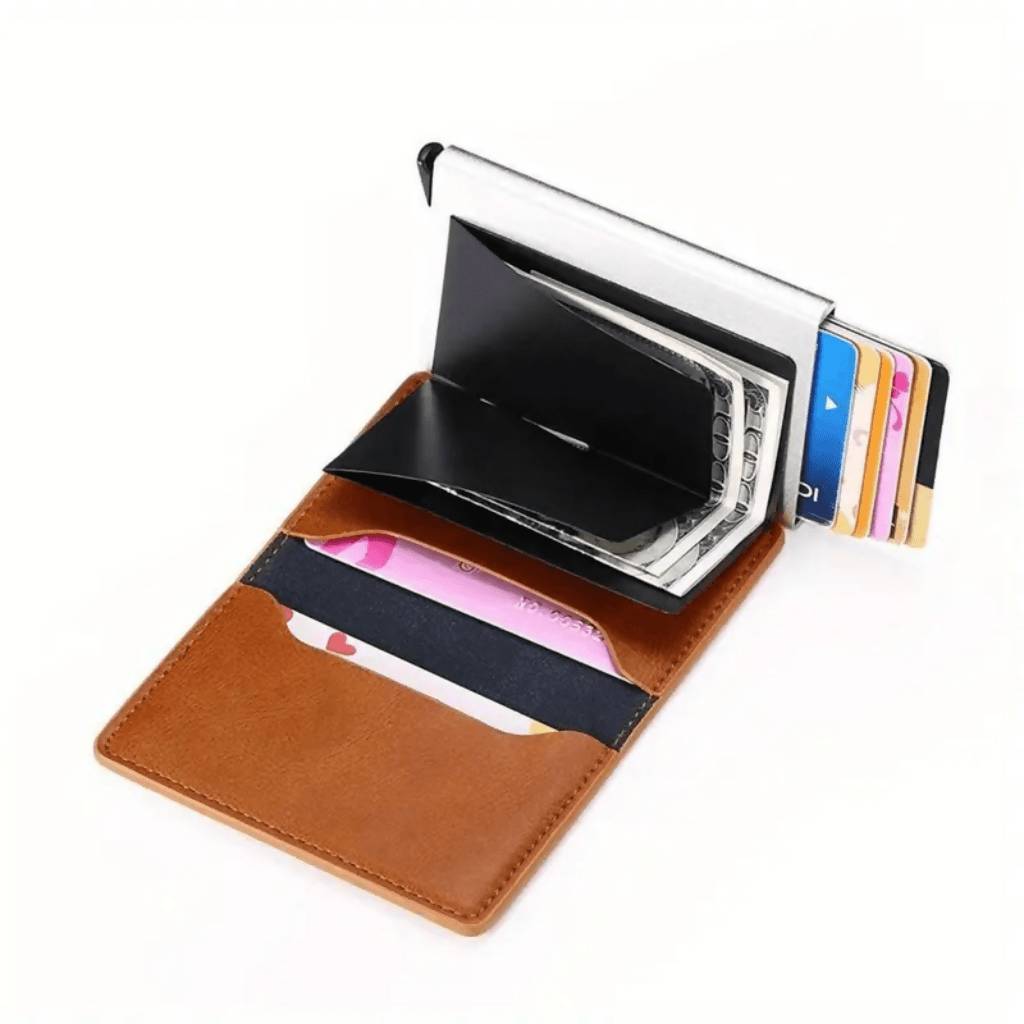 Cartera De Cuero De Pu Casual Con Estuche De Tarjetas — imagen 8