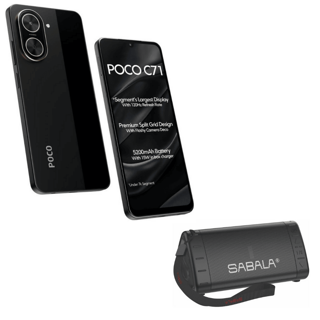 Xiaomi Poco C71 128gb Rom/4gb Ram + Bocina Sabala DR 901 — imagen 2