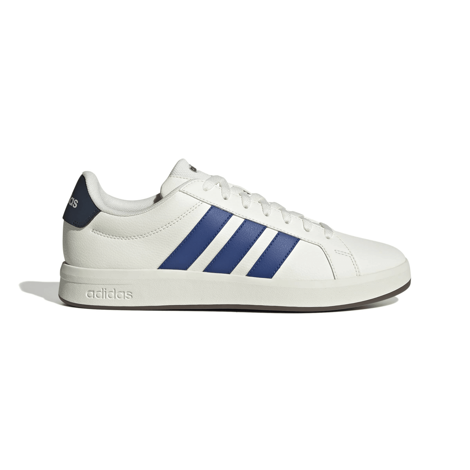 Tenis Adidas Grand Court Base 3.0 Hombre Blanco Casual Cinta Caballero — imagen 2