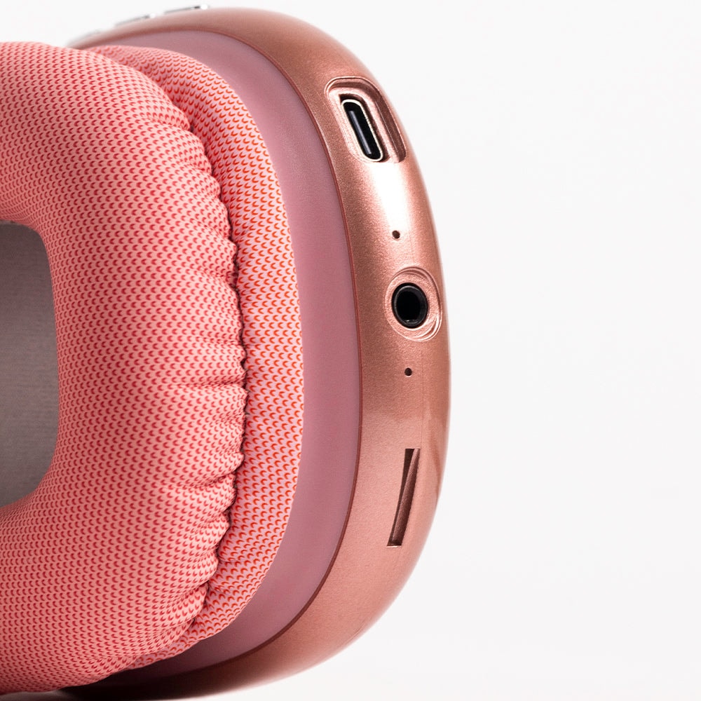 Audífonos inalámbricos On Ear STF Aurum 10hrs Uso Rosa — imagen 10