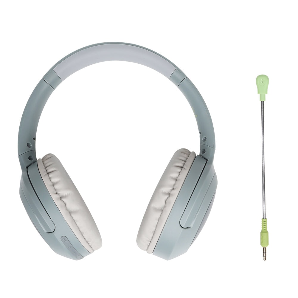 Audífono Inalámbrico On ear STF VIVA: 3 hrs uso Micrófono removible, Gris — imagen 8