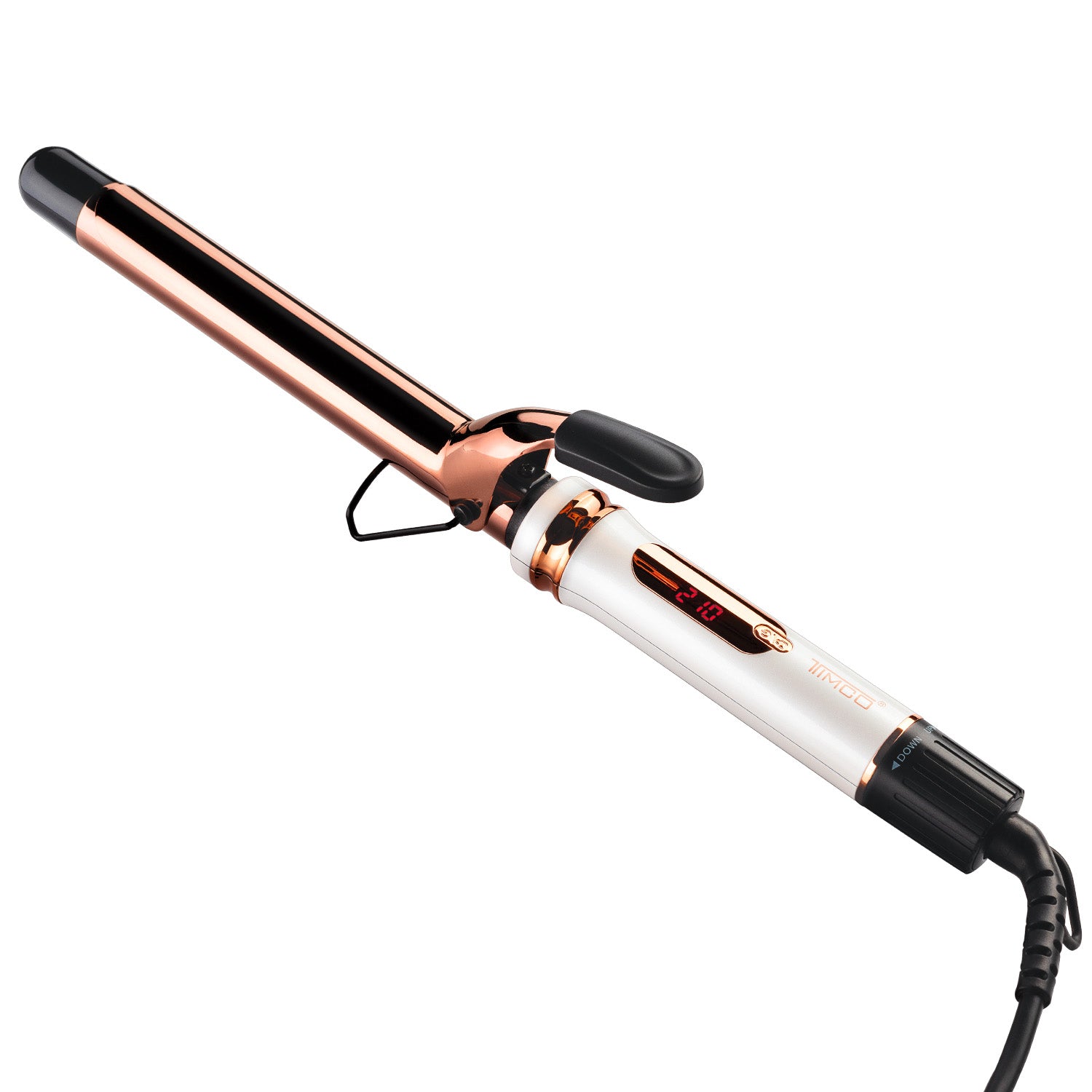 Tenaza Rizadora Extra Larga de Cabello 22 cm Gold Radiance 25 mm Timco TRX-25 — imagen 2