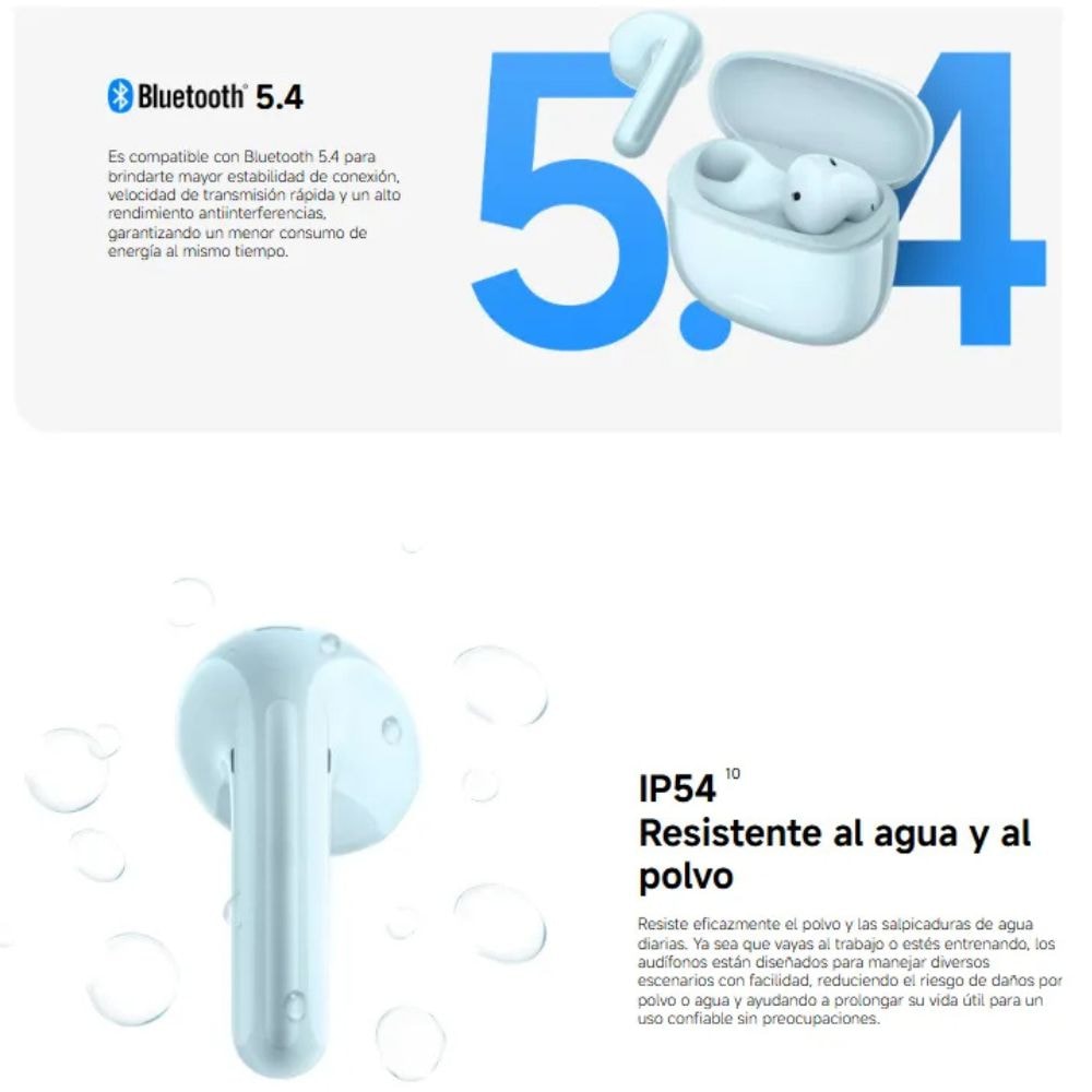Audifonos Inalambricos Redmi Buds 8 Active - Blanco — imagen 5