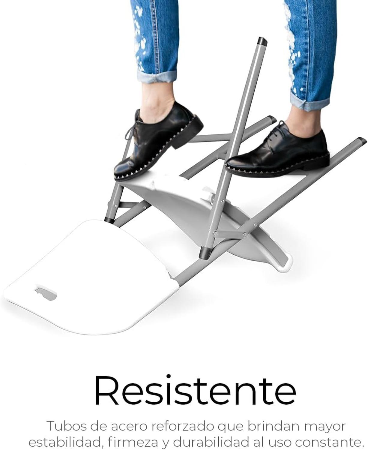 Silla Plegable Cuory HG-086 Blanca Plástico Reforzado Paquete de 4 — imagen 6