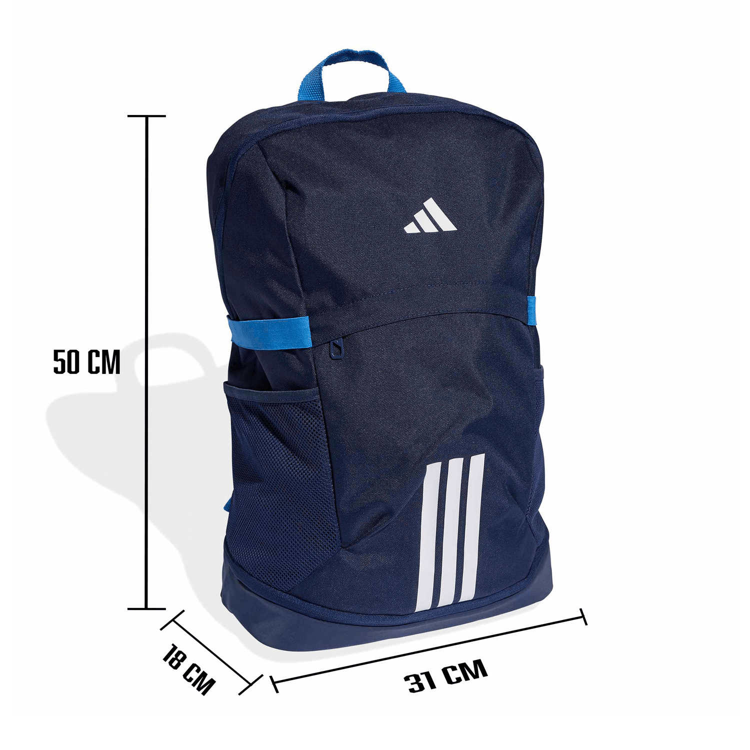 Mochila Hombre Adidas Tiro Azul Para Laptop Escolar Caballero 28L — imagen 6
