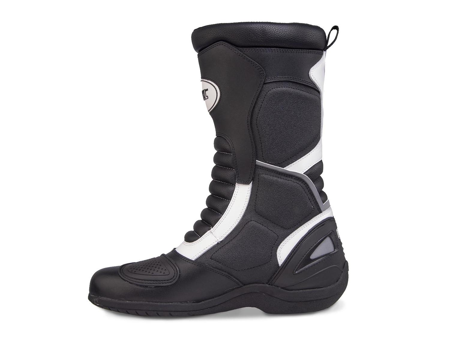 Botas Biker Hombre Doble proposito Moto Workland 009 Blanco — imagen 4