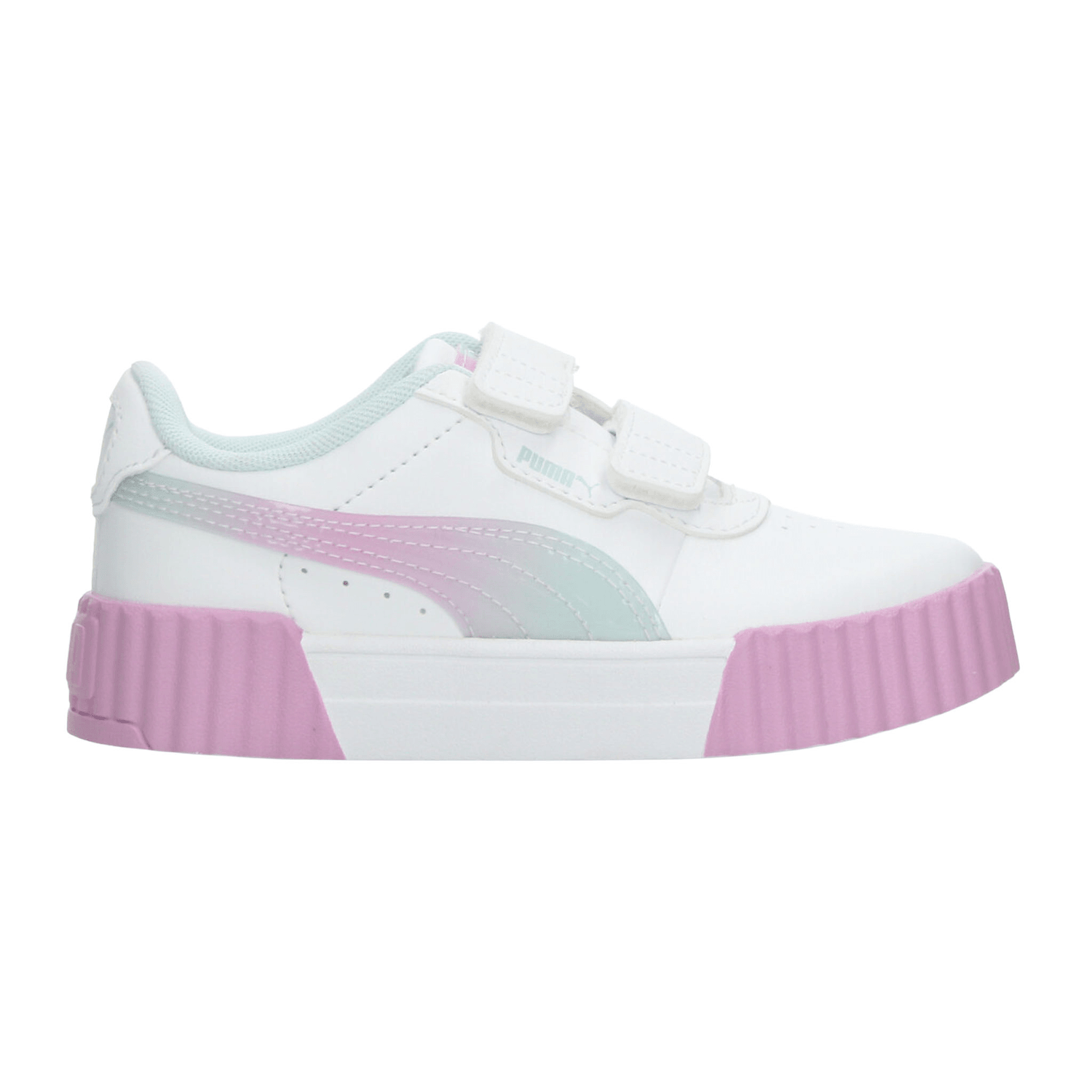 Tenis Niña Puma Carina 3.0 Blanco Casual Escolar Infantil T16-22 — imagen 2
