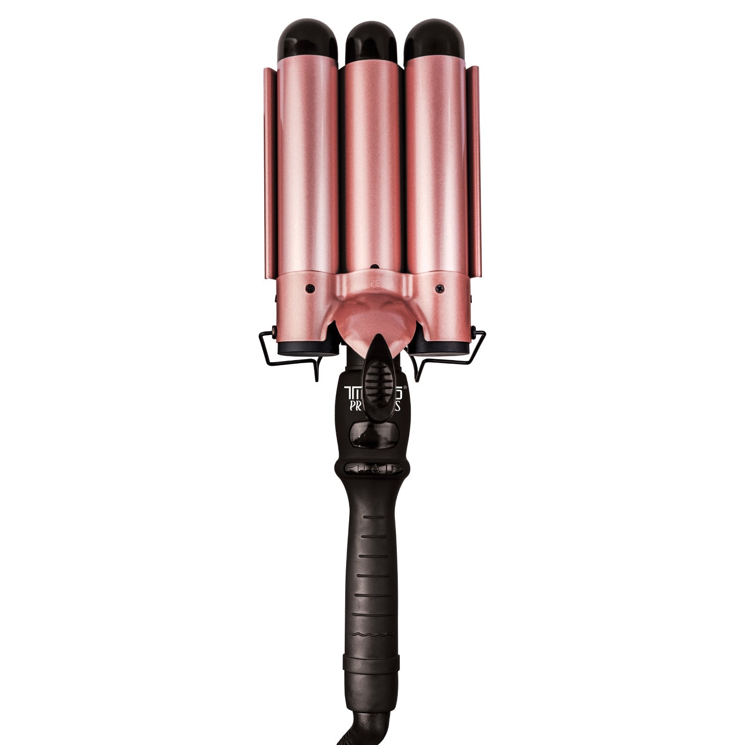Waflera de Cabello Tenaza Jumbo Ondas Tipo Sirena Hollywood 3 barriles 33 mm Timco T8813 — imagen 4
