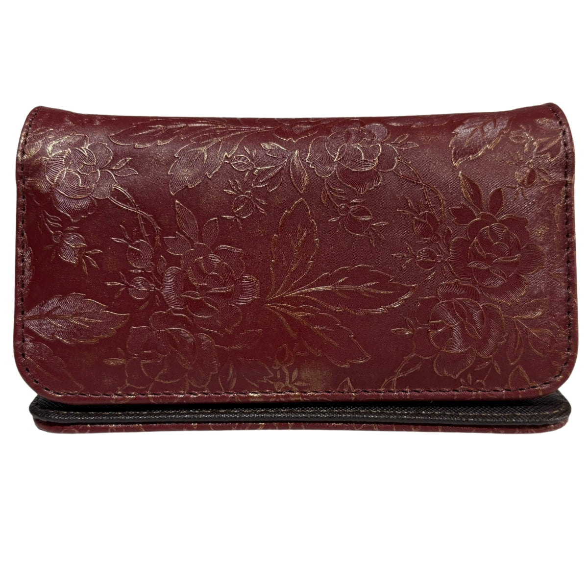 Cartera De Dama Piel Legitima Genuina Ternera Grabada Pequeña Mini — imagen 19