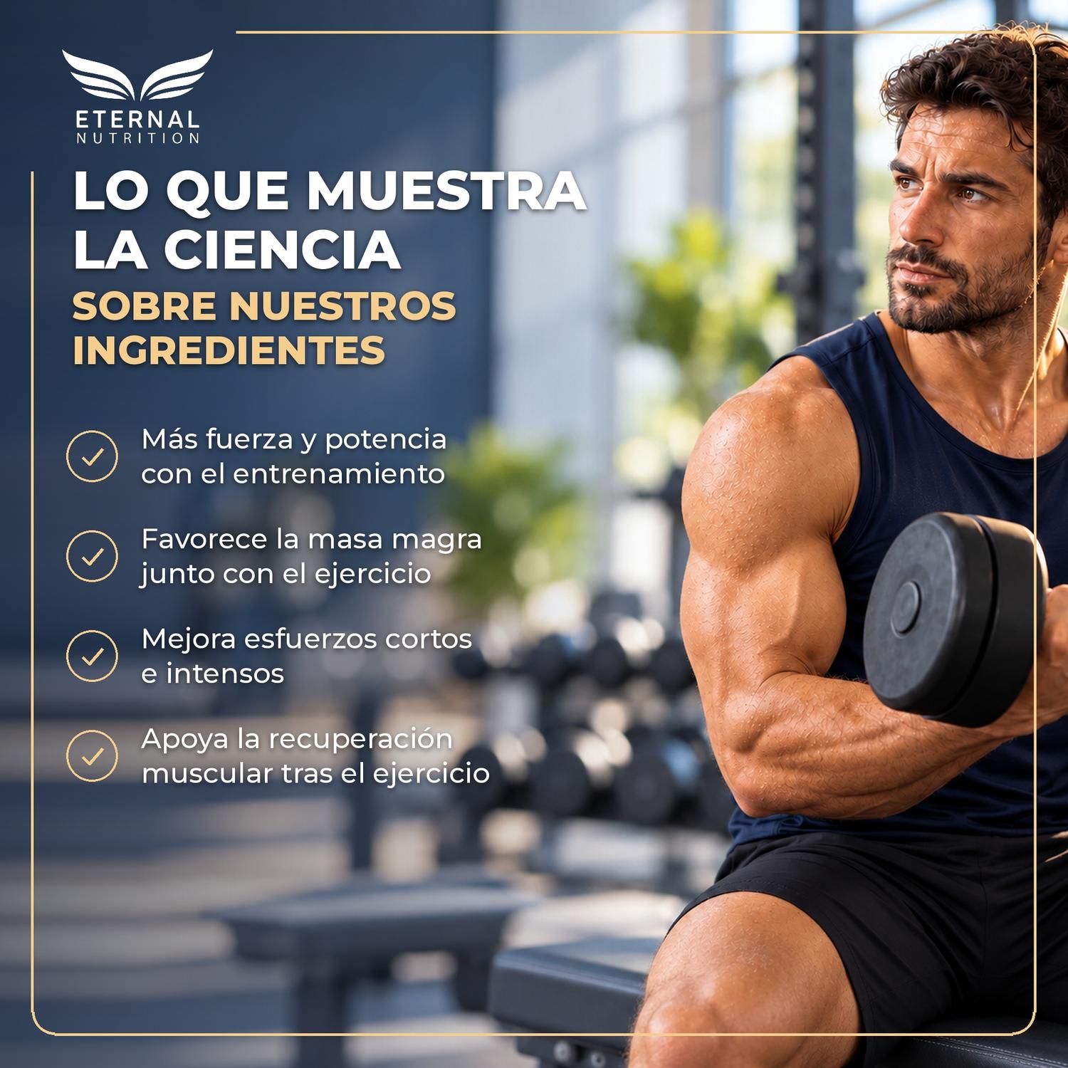 Creatina Monohidratada Micronizada Creavitalis, Sin Sabor, 500 g, 100 Porciones de 5 g — imagen 8