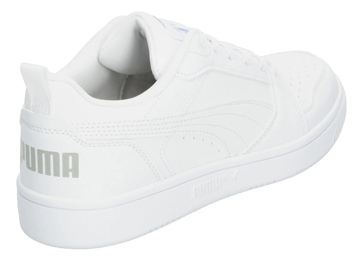 Tenis Puma Rebound V6 Low Hombre Casual Blanco Caballero — imagen 12
