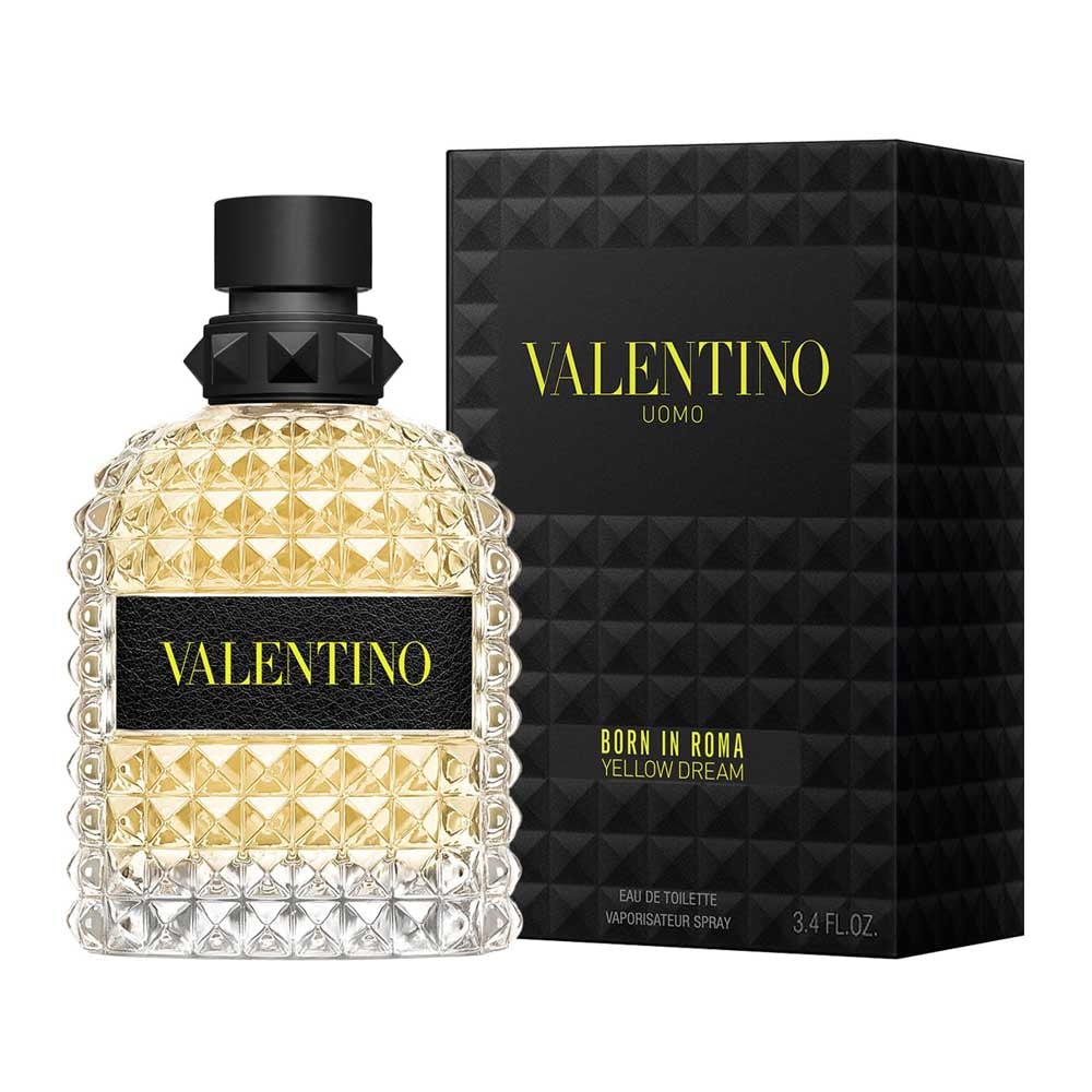 Perfume Valentino Uomo Born In Roma Yellow Dream Agua de Tocador 100 ml Hombre Mag — imagen 2