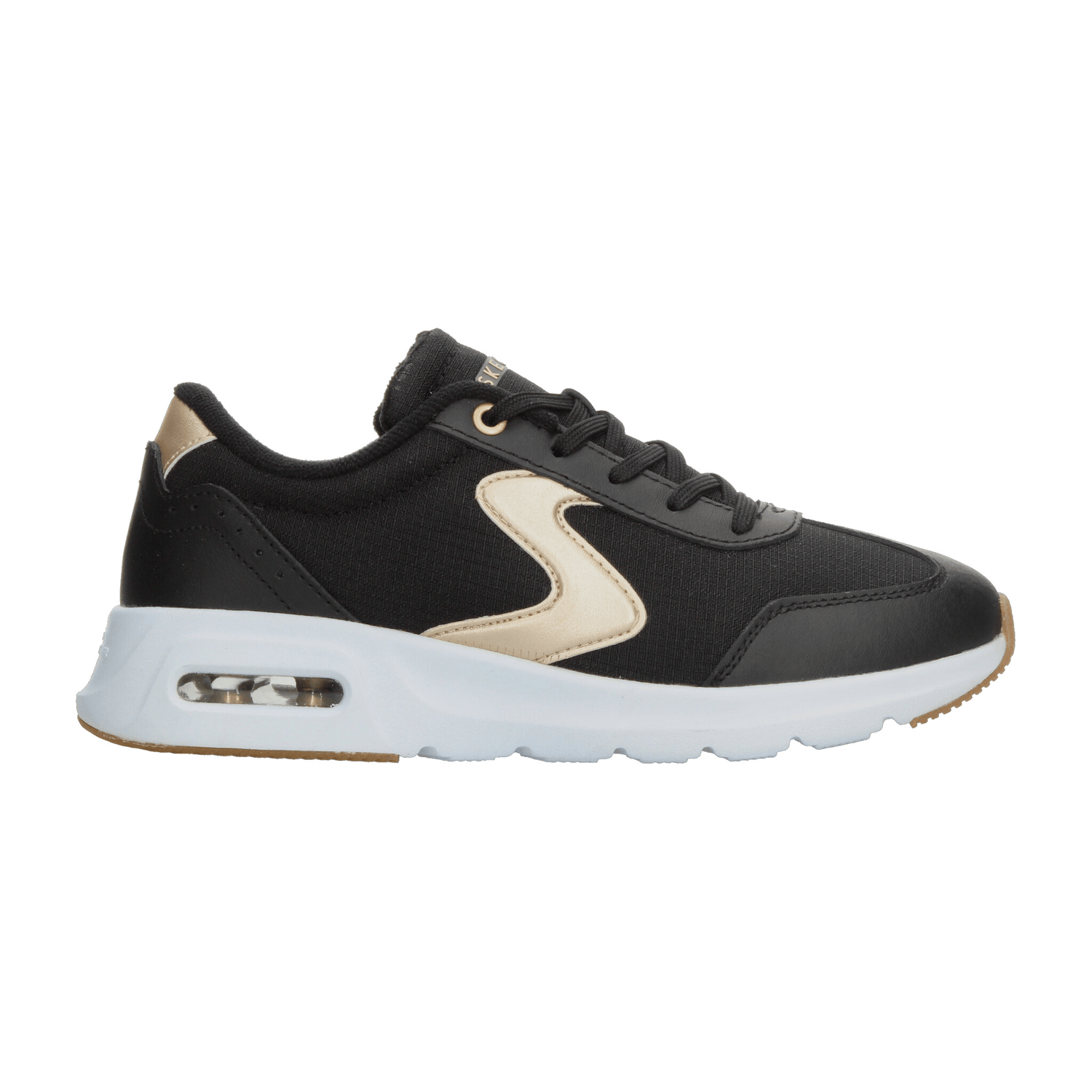 Tenis Dama Skechers Negro Casual Mujer — imagen 2