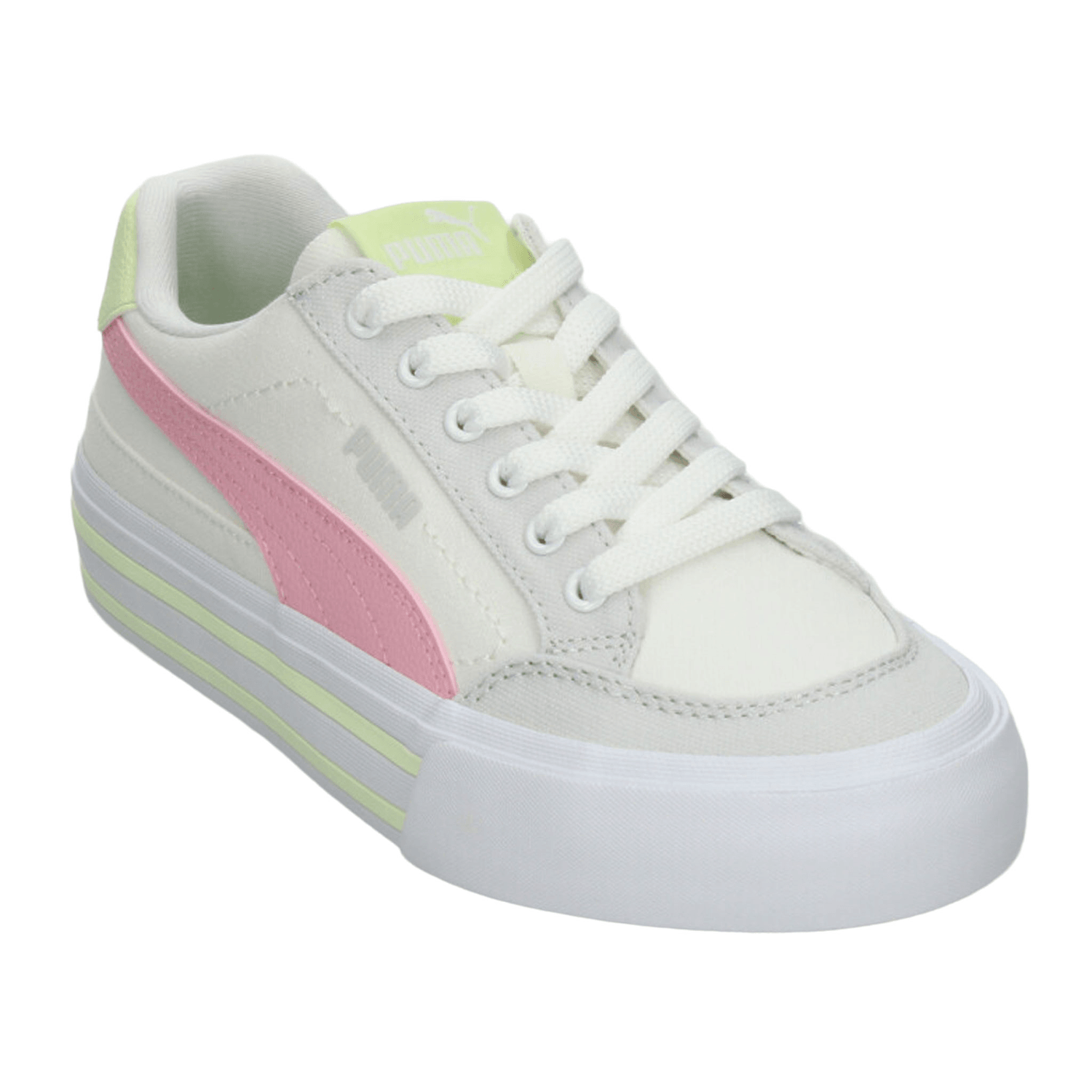 Tenis Puma Court Classic Niña Off White Casual Infantil T22-26 — imagen 5