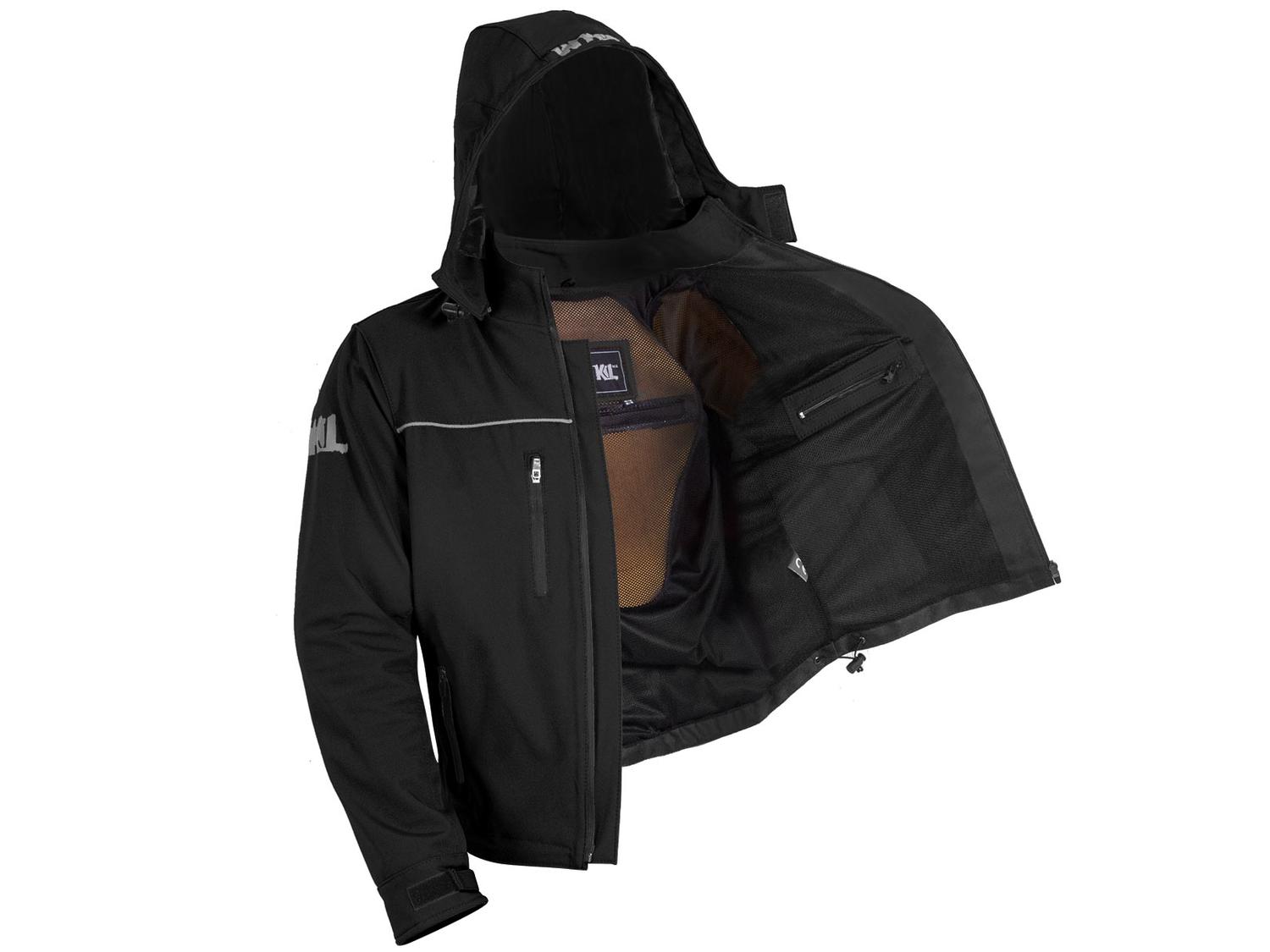 Chamarra Moto Hombre Impermeable Biker Protecciones Wkl 42N — imagen 5