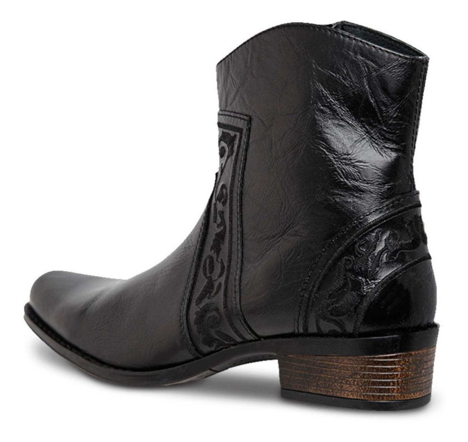 Botin Vaquero Hombre Urban Cowboy Negro 40704 — imagen 4