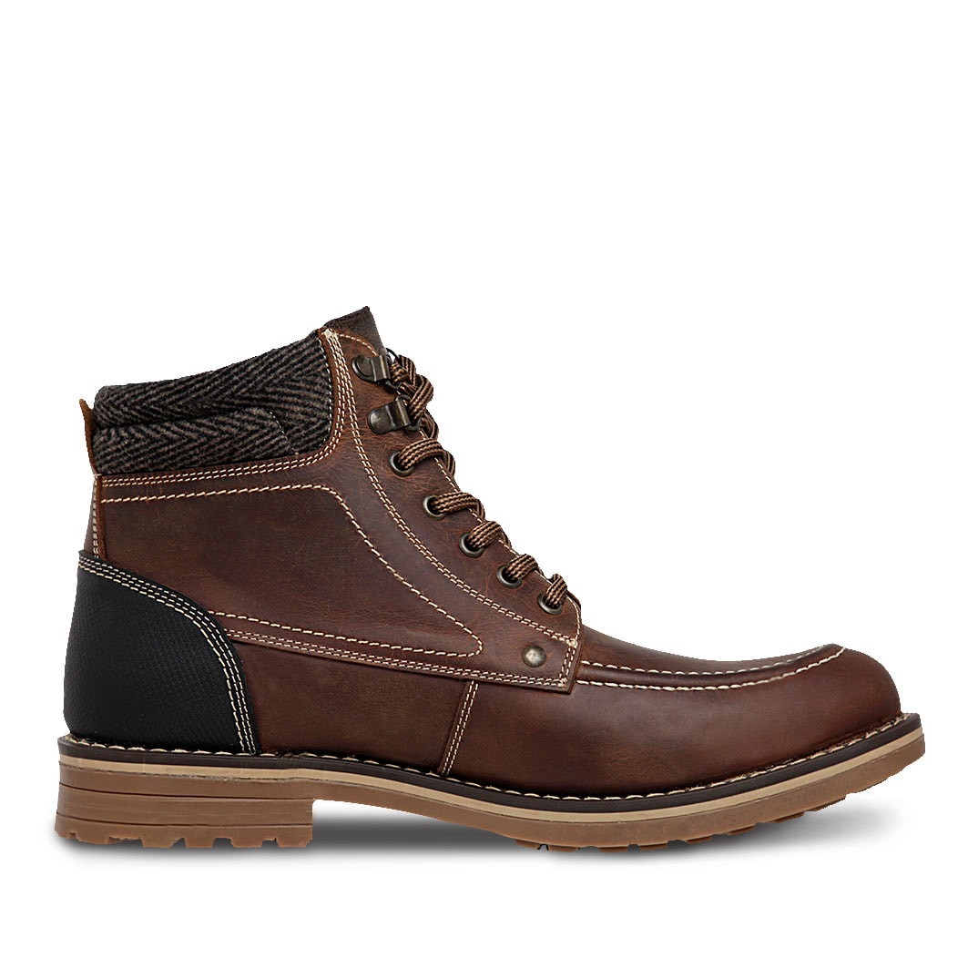 Bota hombre Botin Vestir Caballero Biker WORKLAND 89727 Café — imagen 10