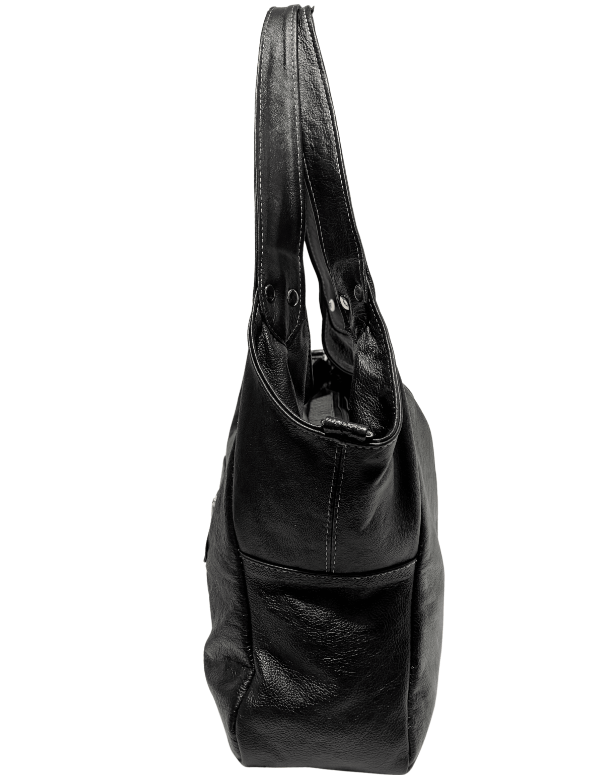 Bolsa De Piel Legitima Original Grande Tote De Hombro Jf70 — imagen 8