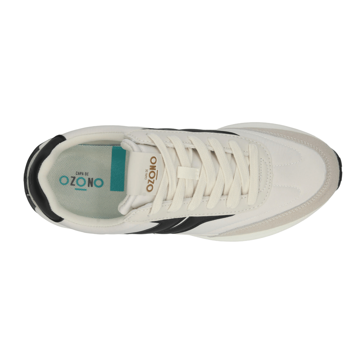 Tenis Ozono Hombre Blanco Casual Cintas Cómodo Caballero — imagen 9