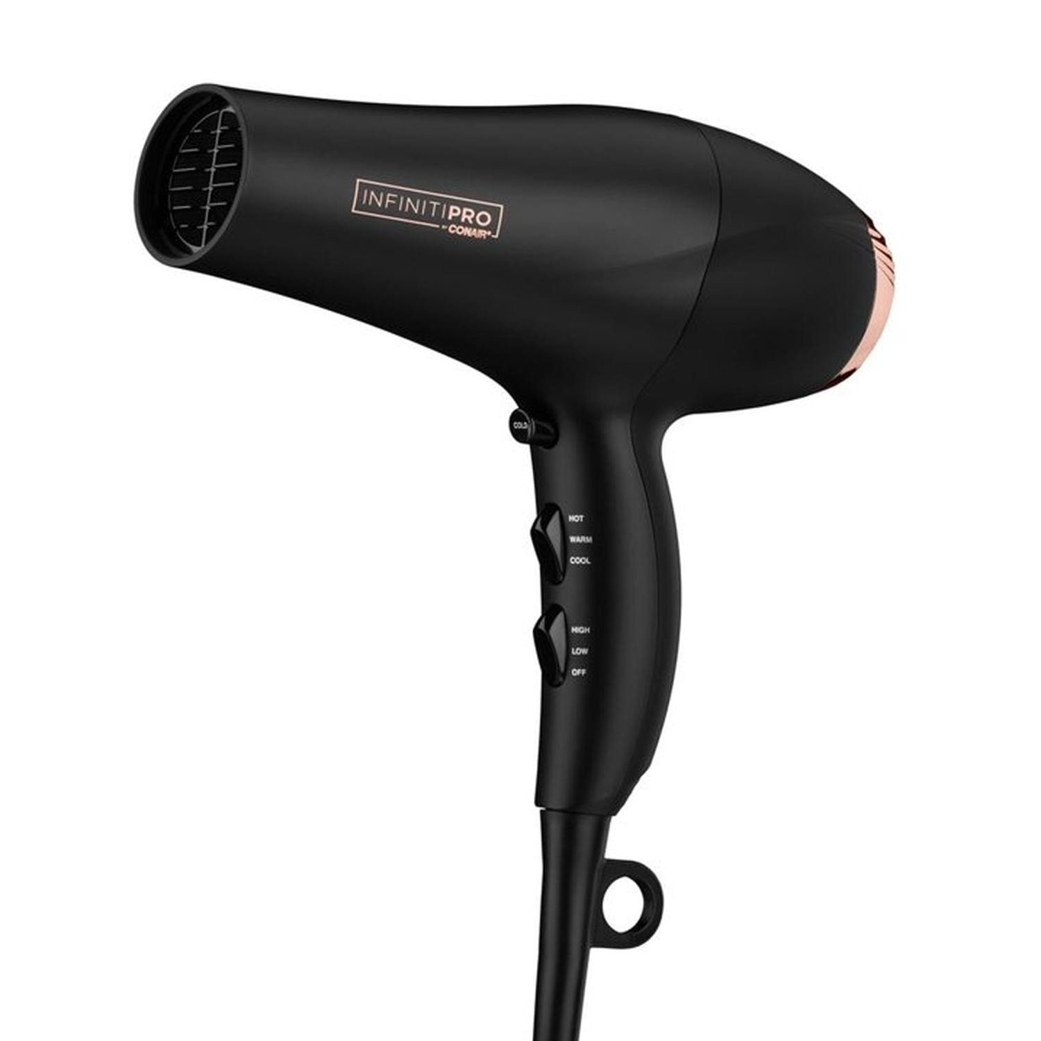 Secadora Conair Infinity Pro 1875W Motor AC Iónica Negra — imagen 3