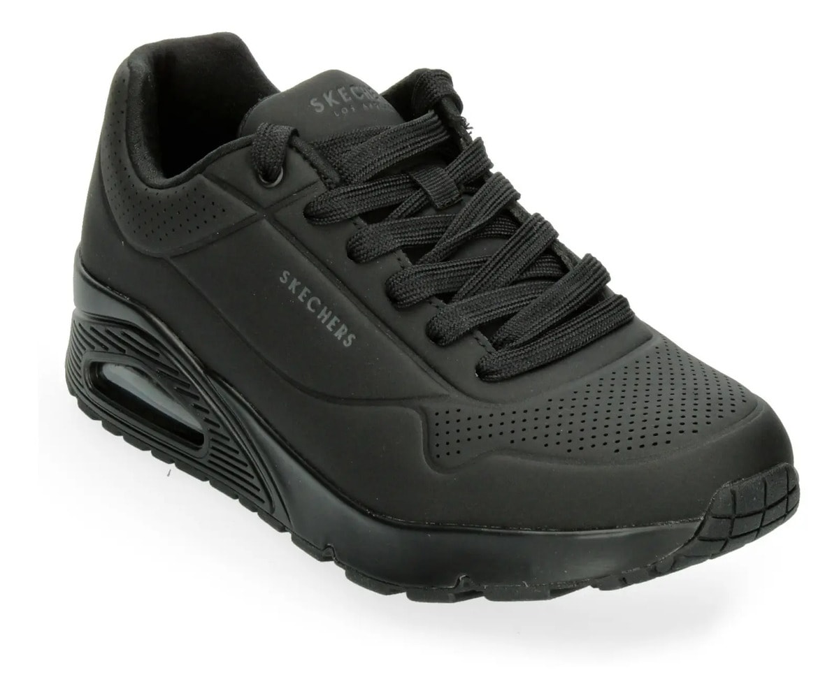 Tenis Skechers Hombre Casual Negro Caballero — imagen 12