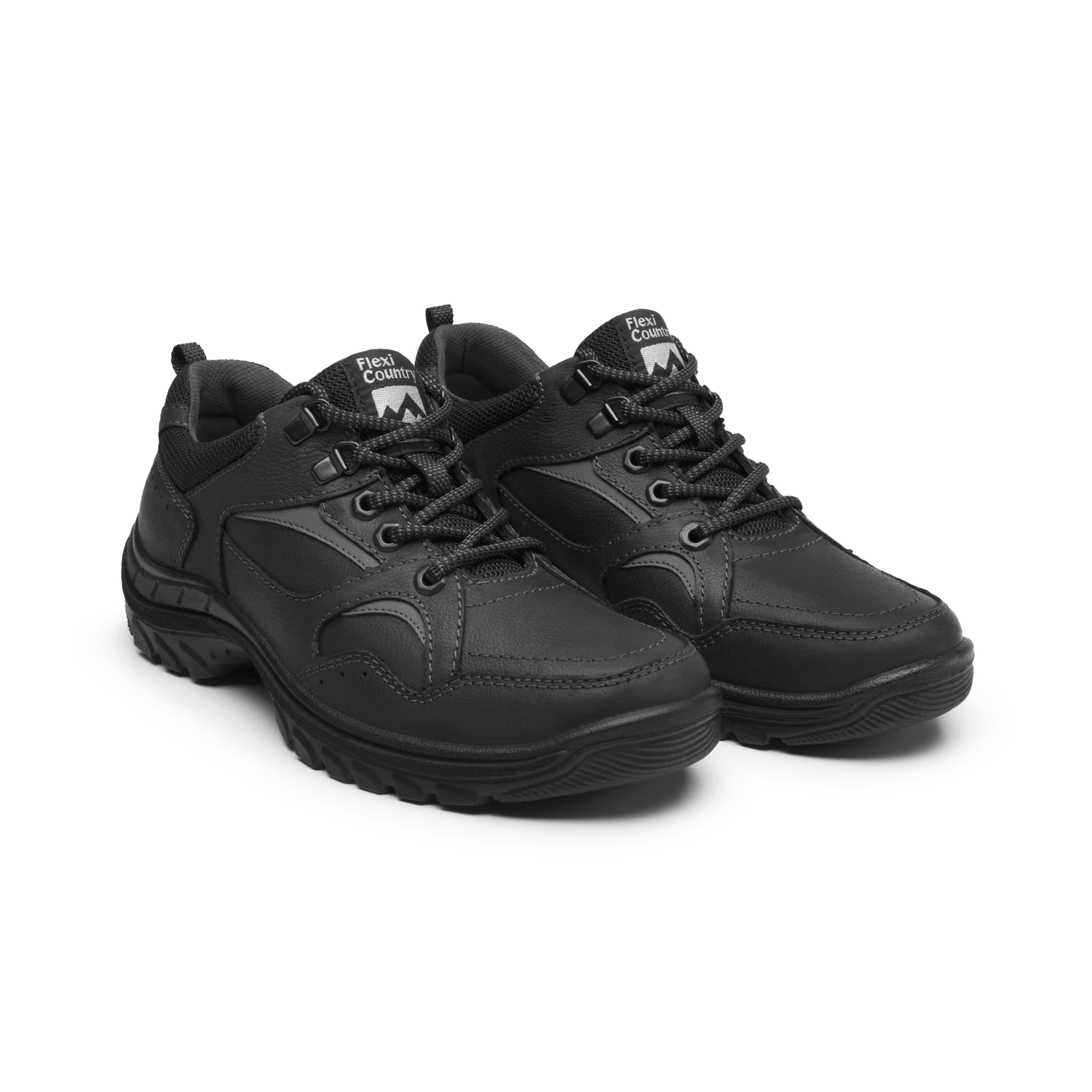 Bota Flexi Country Hombre Outdoor Hiking Casual Negro Caballero — imagen 4