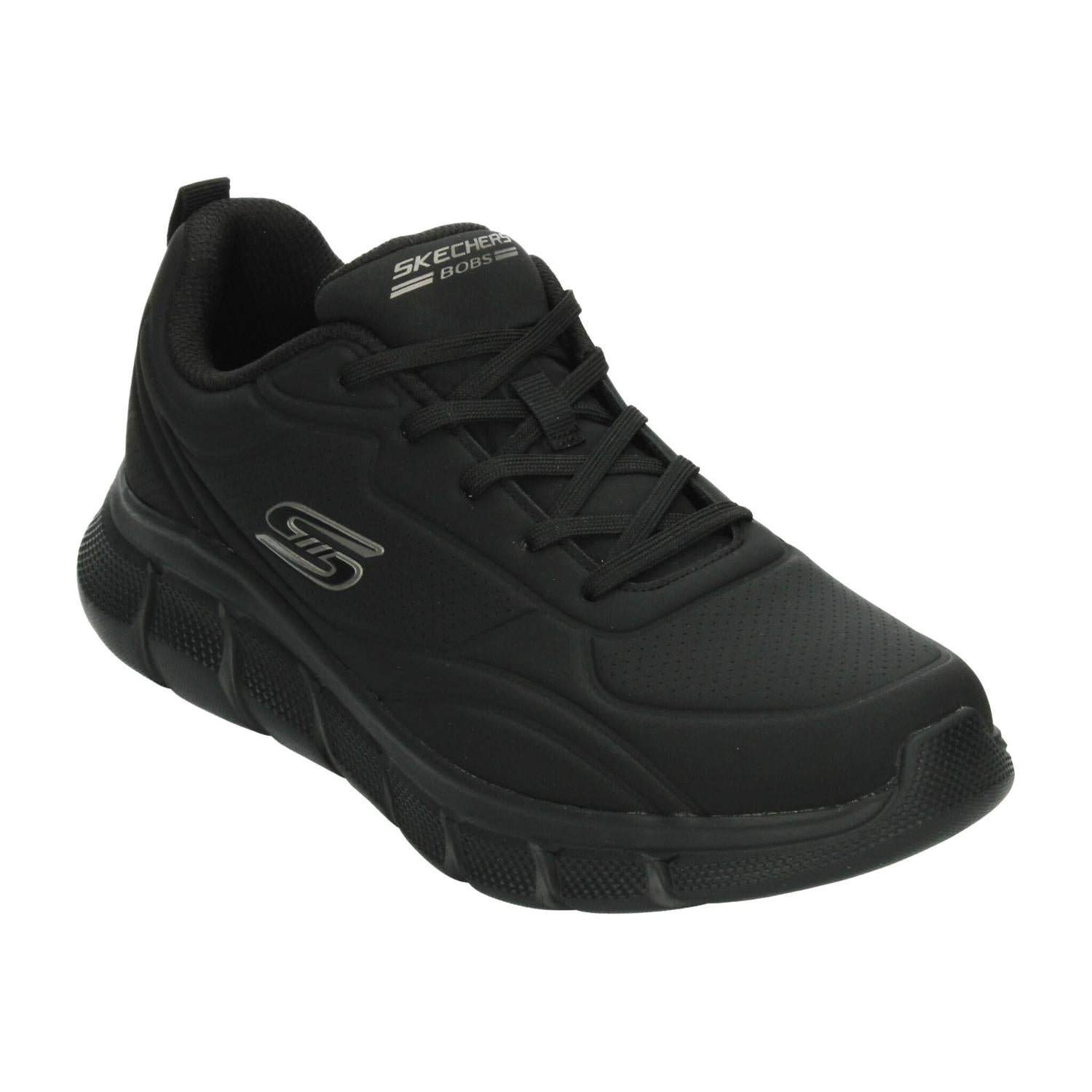 Tenis Hombre Skechers BOBS Sport Negro Casual Caballero — imagen 5