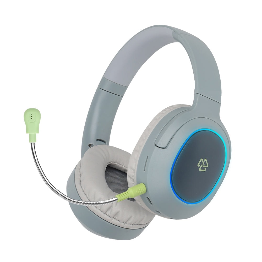 Audífono Inalámbrico On ear STF VIVA: 3 hrs uso Micrófono removible, Gris — imagen 2