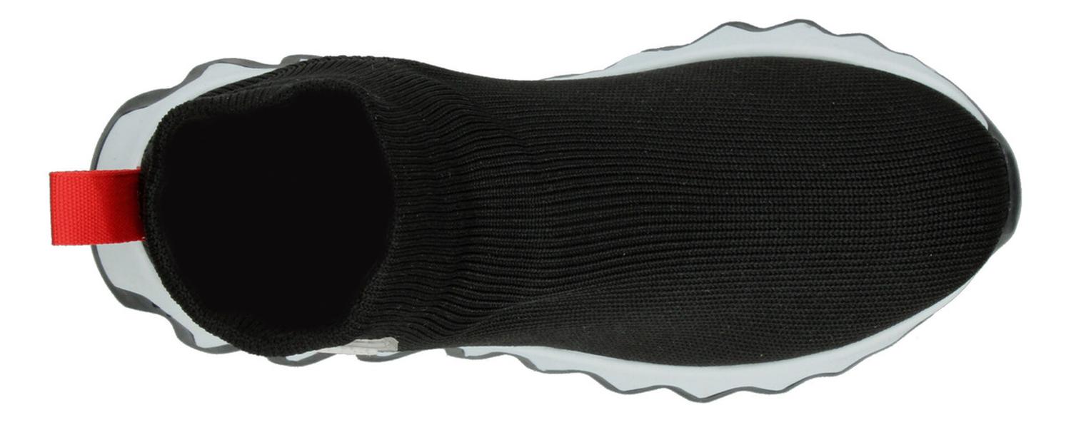 Tenis Chabelo Negro Para Niño Casual Moderno Ligero Comodo Practico Resistente Flexible Sin Agujetas — imagen 9
