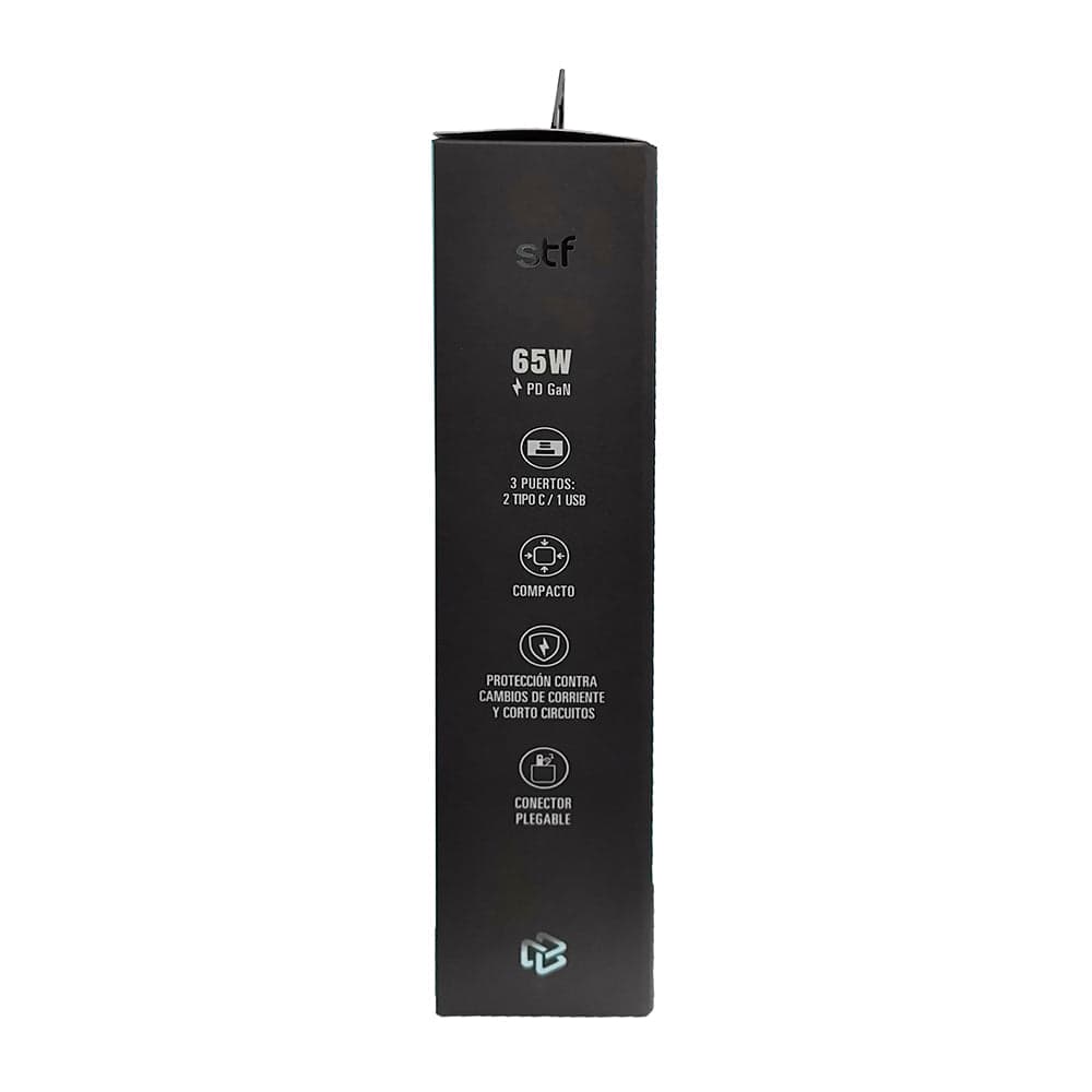 Cargador Pared GaN 65W 3 Salidas + Adaptadores UK/EU/AU Carga Ultra Rápida — imagen 10