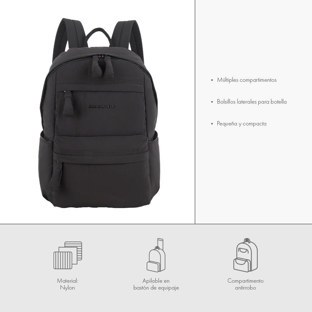 Mochila para laptop CoolCapital Noxus 14" pulgadas Negro — imagen 10